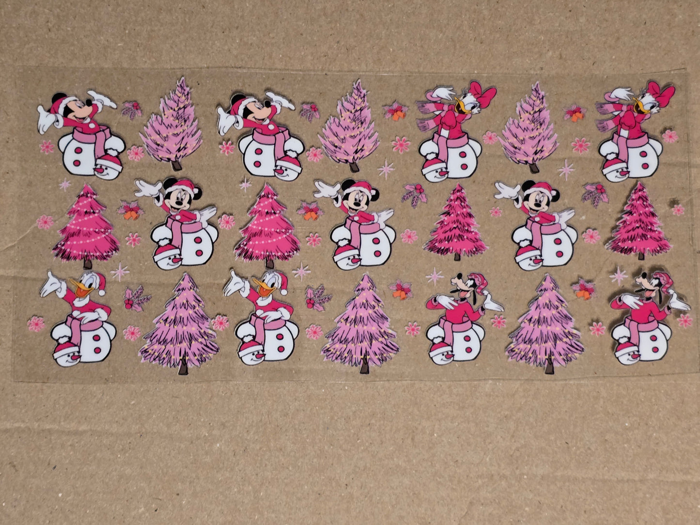 Pink Christmas Mickey